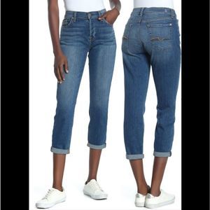 7 For All Mankind 24 Skinny Boyfriend Josefina Style Jeans Size 24